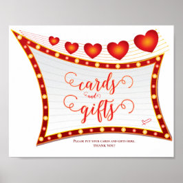 Póster Cupid's Secret Valentine Baby Shower Cards & Gifts