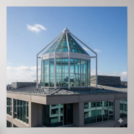 Póster Cupola arquitectónica moderna