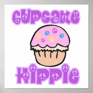 Póster Cuppie Hippie