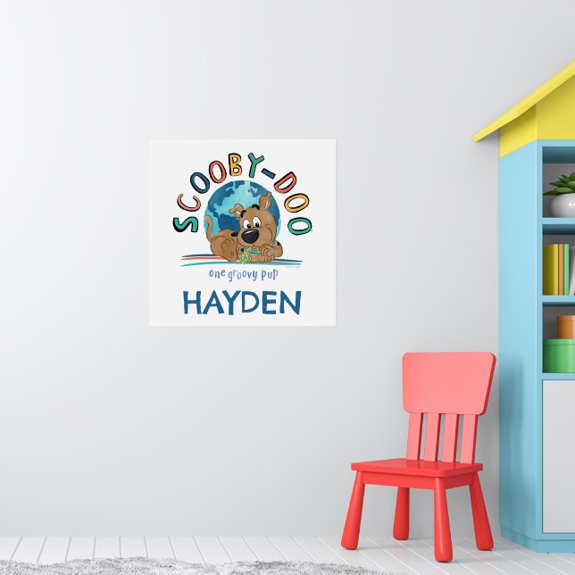 Póster Cuppy Scooby-Doo "One Groovy Pup" (Guardería 1)