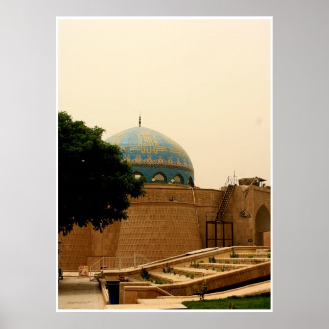 Póster Cúpula de cebolla azul, Unión FOB III, Iraq (Frente)