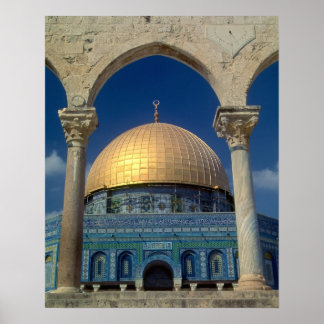 Póster "Cúpula de la roca, Jerusalén" gran poster