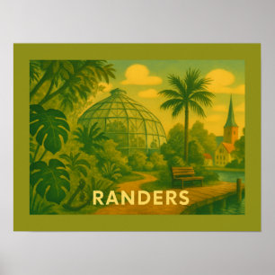 Póster Cúpulas de Randers, Dinamarca