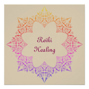 Póster Cura de Reiki