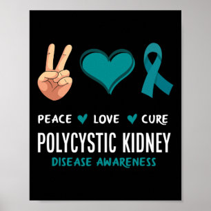 Póster Cura del amor Enfermedad renal poliquística Concie