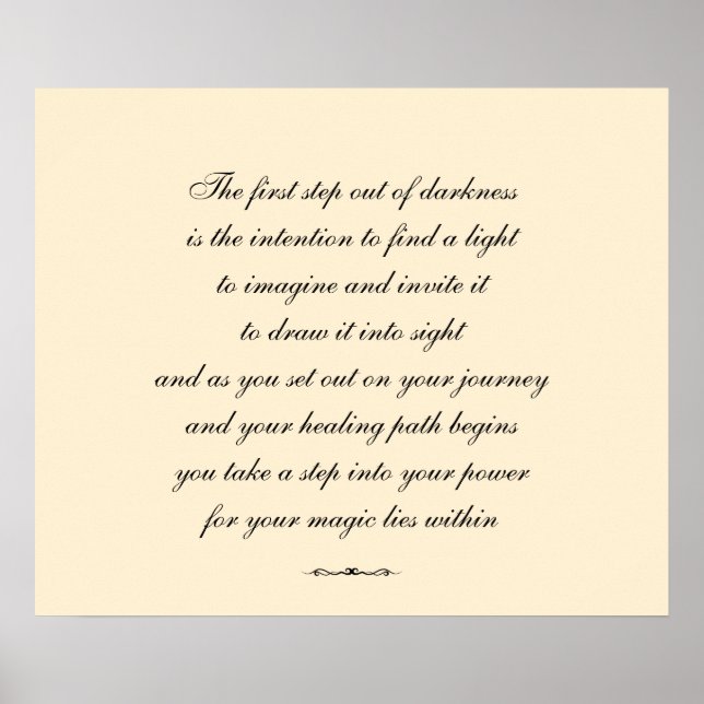 Póster Curación (Frente)