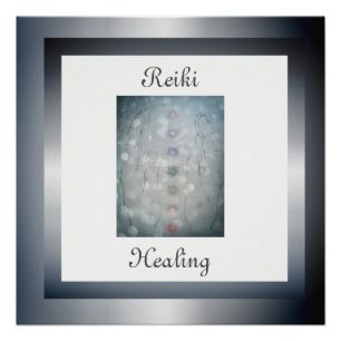 Póster Curación de Reiki