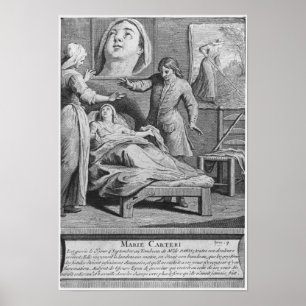 Póster Curación milagrosa de una mujer ciega