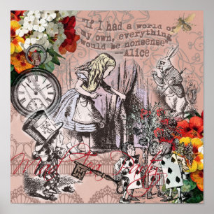 Póster curanda de alice nonsense wonderland