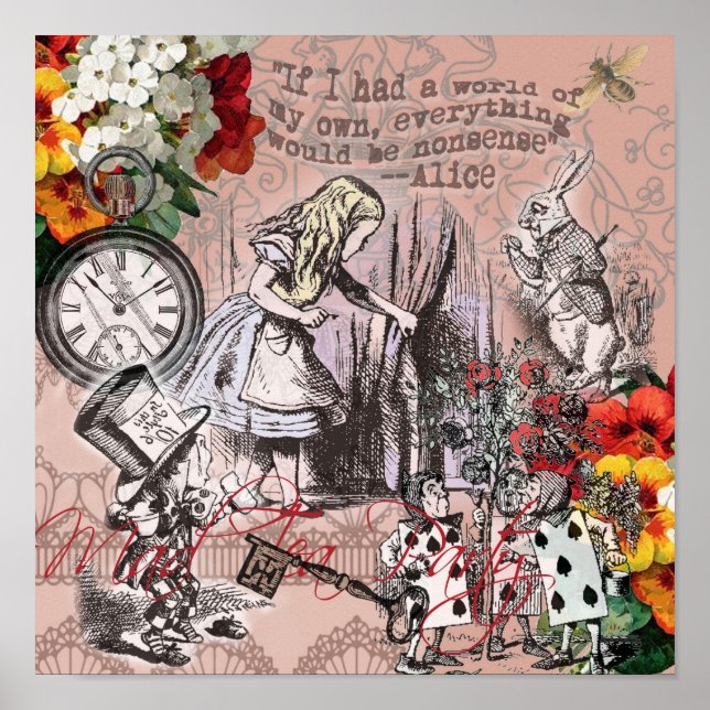 Póster curanda de alice nonsense wonderland (Frente)