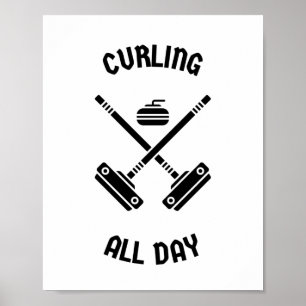 Póster Curando todo el día