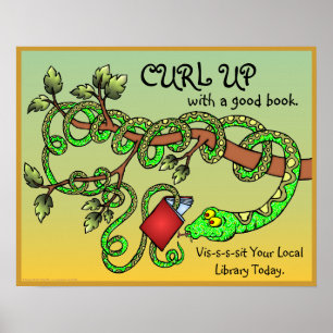 Póster Curar con un buen libro