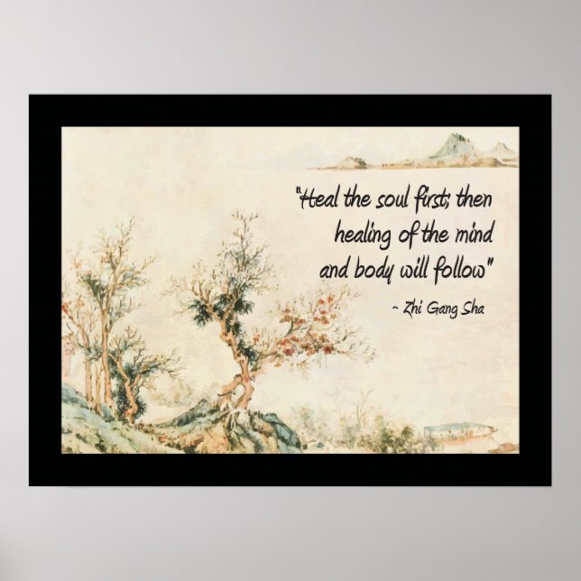 Póster Curar la primera cita del alma (Frente)