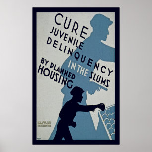 Póster Cure Juvenile Delinquile