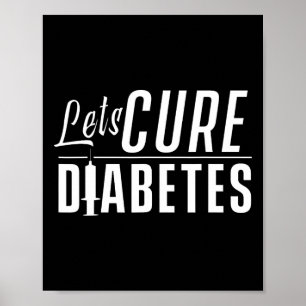 Póster curemos la diabetes Conciencia sobre la insulina D