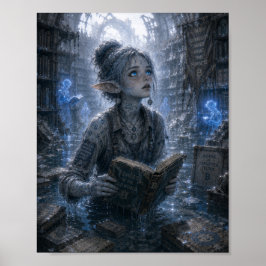 Póster Curiosidad / Archivero / Archivo Inundado