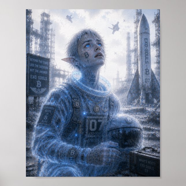 Póster Curiosidad / Astronauta / Plataforma de Lanzamient (Frente)