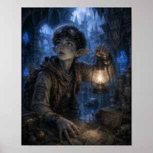 Póster Curiosidad / Cazador de Tesoros / Ciudad Subterrán