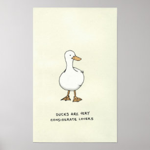 Póster curiosidades del pato