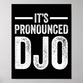 Póster Curioso Es La Pronunciada Cita De Djo Para Hombres