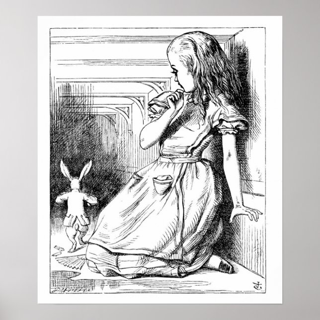 Póster Curiouser and curiouser! (Frente)