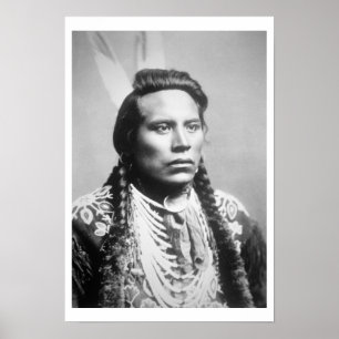 Póster Curley, de la tribu Crow, uno de los exploradores