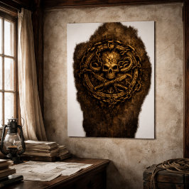 Póster Cursed Coin Pirate Sigil