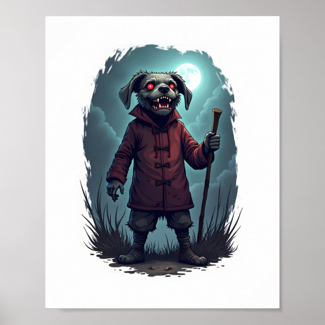 Póster Cursed Collie Crawl (Frente)