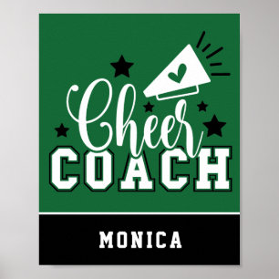 Póster Curso de entrenador de aclamación personalizado ve