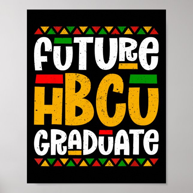Póster Curso de estudios de posgrado de Hbcu (Frente)