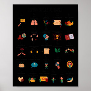 Póster Curso de Hea Mental, Consejera de Escuela de Alfab