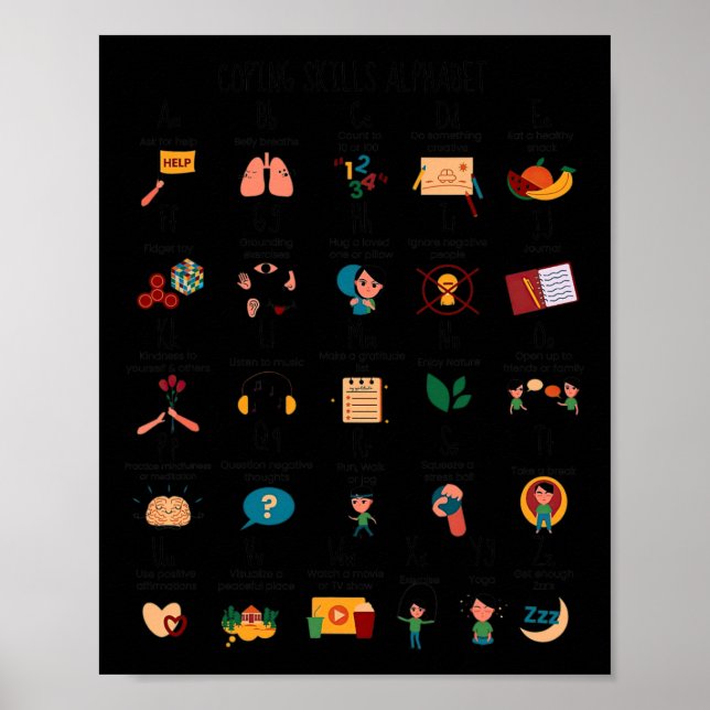 Póster Curso de Hea Mental, Consejera de Escuela de Alfab (Frente)