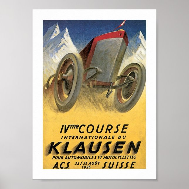 Póster Curso Internacional de Klaussen (Frente)
