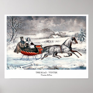 Póster Curtidor y Ives - poster - el CAMINO, INVIERNO