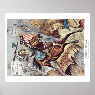 Póster Curtidor y litografía de Ives: La guerra santa de