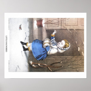 Póster Curtidor y litografía de Ives: Pequeño Snowbird