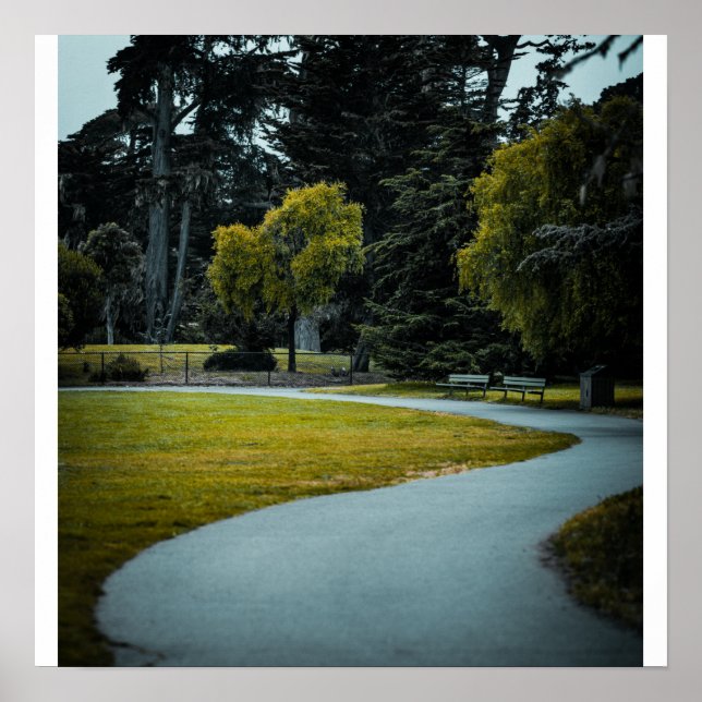 Póster Curva del Parque (Frente)