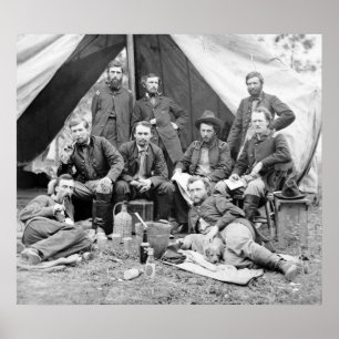 Póster Custer sin pie: 1862