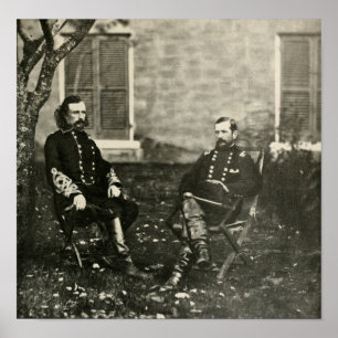 Póster Custer y Pleasonton