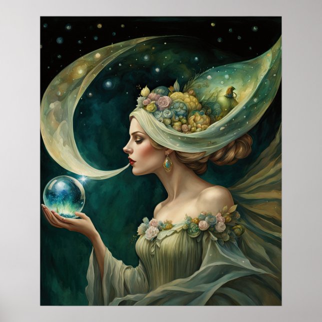 Póster Custodio De Secretos Celestes (Frente)