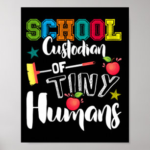 Póster Custodio Escolar De Humanos Pequeños - Ck To Schoo