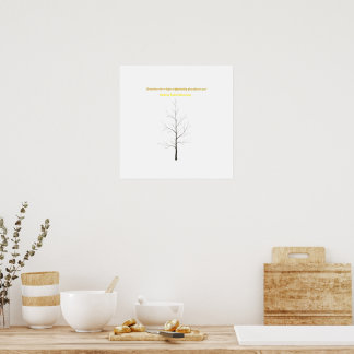 Póster Custom Family Tree: Elegant Minimalist Art