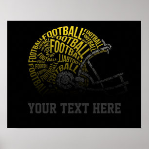 Póster Custom Football