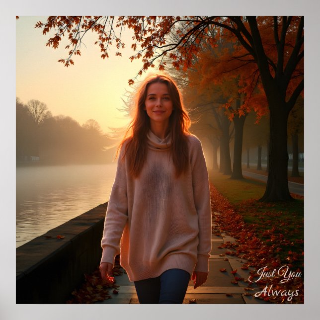 Póster Custom Her Portrait – A Special Gift for Her (Frente)