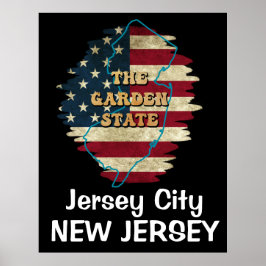 Póster Custom New Jersey State  Poster