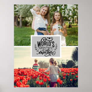 Póster Custom Photo World's Greatest Mother