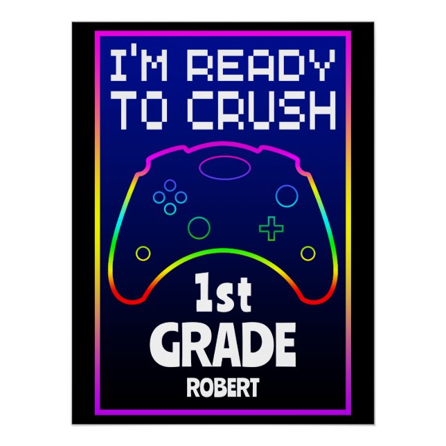 Póster Custom Ready To Crush Back To School  (Anverso)