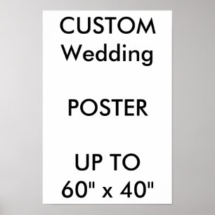 Póster Custom Wedding 11" x 16.5" Poster MATTE Portrait