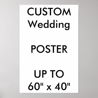 Póster Custom Wedding 11" x 16.5" Poster MATTE Portrait