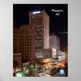 Póster CustomiPhoenix, AZ at Nightze Product